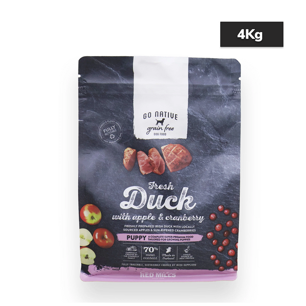 Go Native Duck with Apple and Cranberry Puppy Dog Dry Food