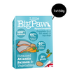Little Big Paw Atlantic Salmon & Vegetables Terrine Dog Wet Food Dogs-Wet Food Little Big Paw 7x150g