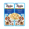 INABA Twin Packs Tuna Chicken with Vegetable Cheese Flavour Dog Wet Food Dogs-Wet Food INABA Dropship 80g