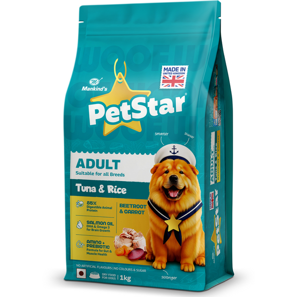 Mankind Petstar Tuna & Rice Formula Adult Dog Dry Food