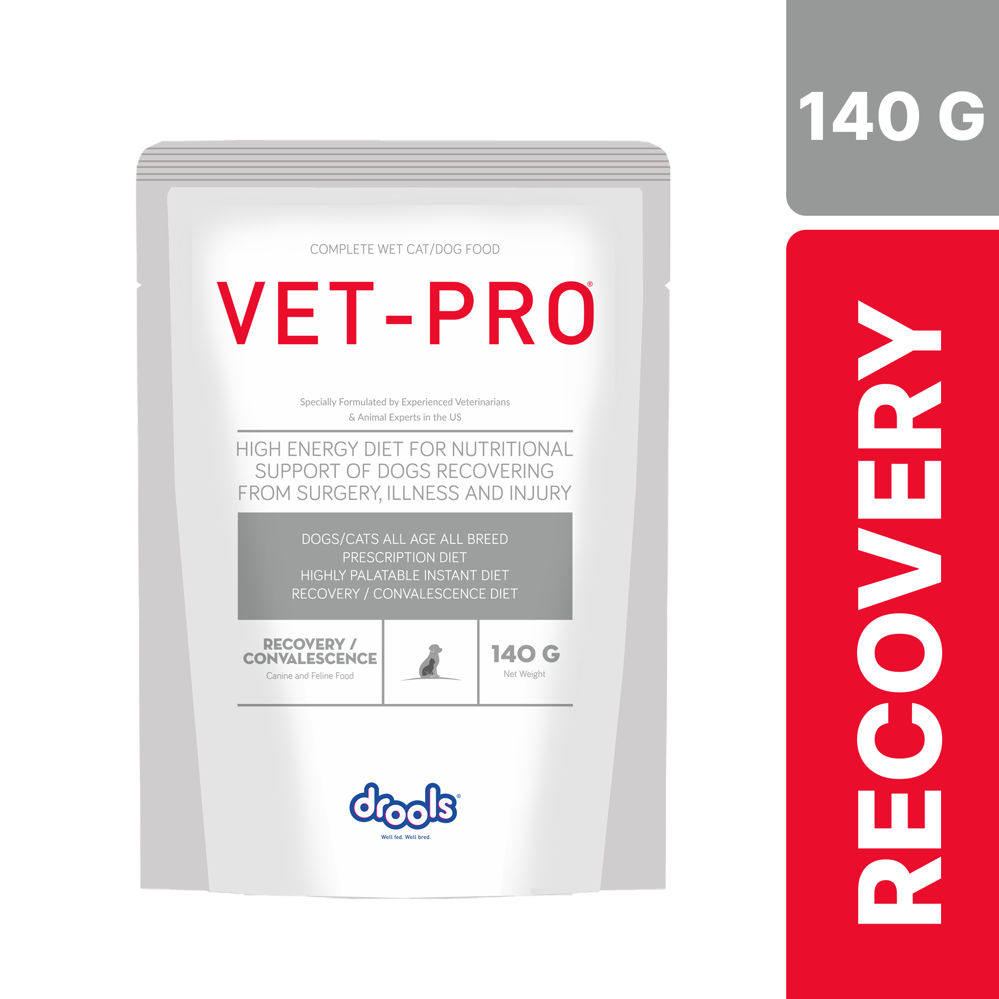 Drools VET PRO Recovery/Convalescence Pet Wet Food Dogs-Wet Food Drools VET PRO
