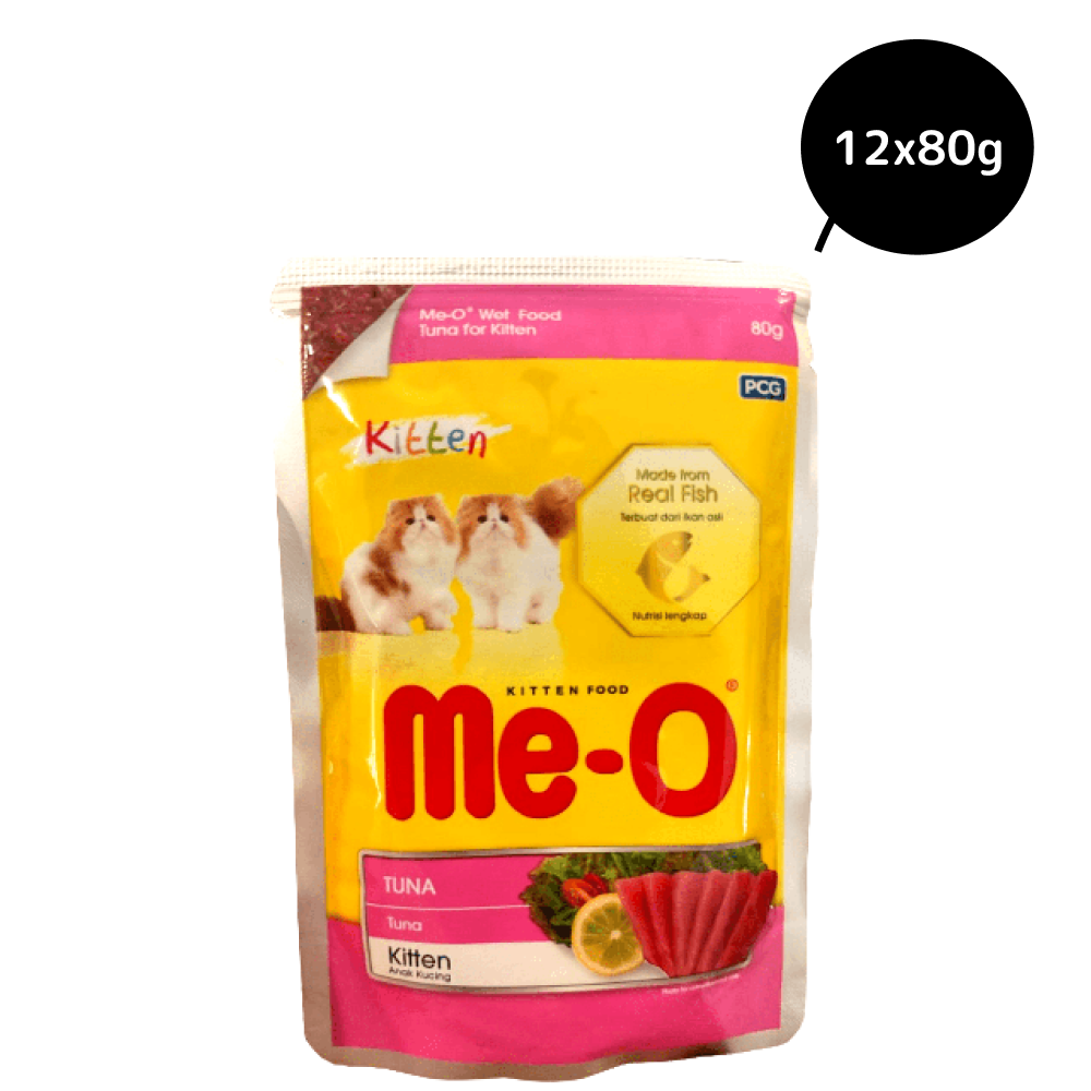 Me O Tuna Kitten Cat Wet Food Cats-Wet Food Me O 12x80g