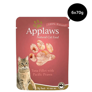 Applaws Tuna Fillet with Pacific Prawns Cat Pouch Wet Food