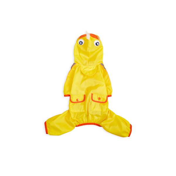 Barkbutler x Fofos Four Leg Duck Raincoat for Dogs (Yellow)