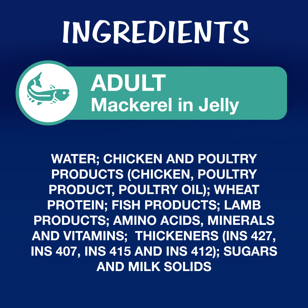 Purina Felix Mackerel with Jelly Adult Cat Wet Food Cats-Wet Food Felix