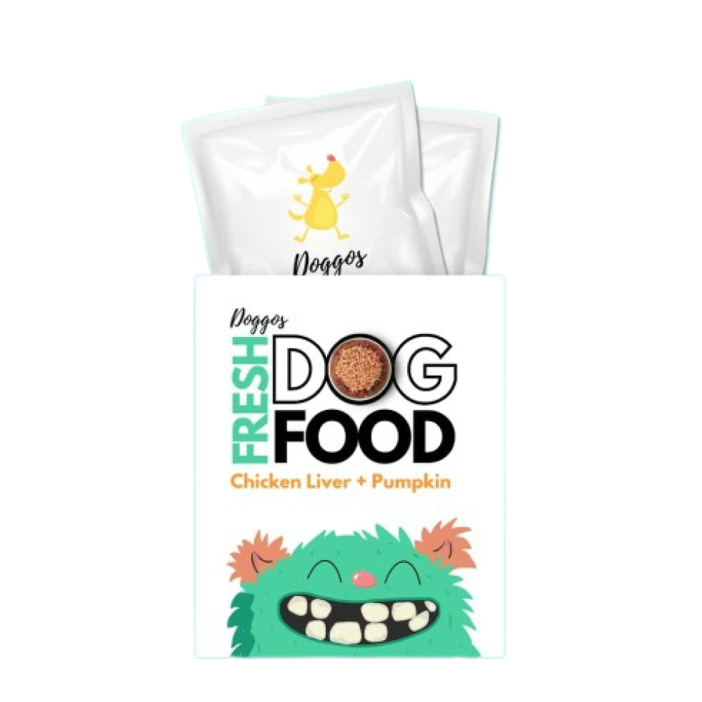 Doggos Baby Monster Chicken and Pumpkin Fresh Dog Wet Food (All Breeds)