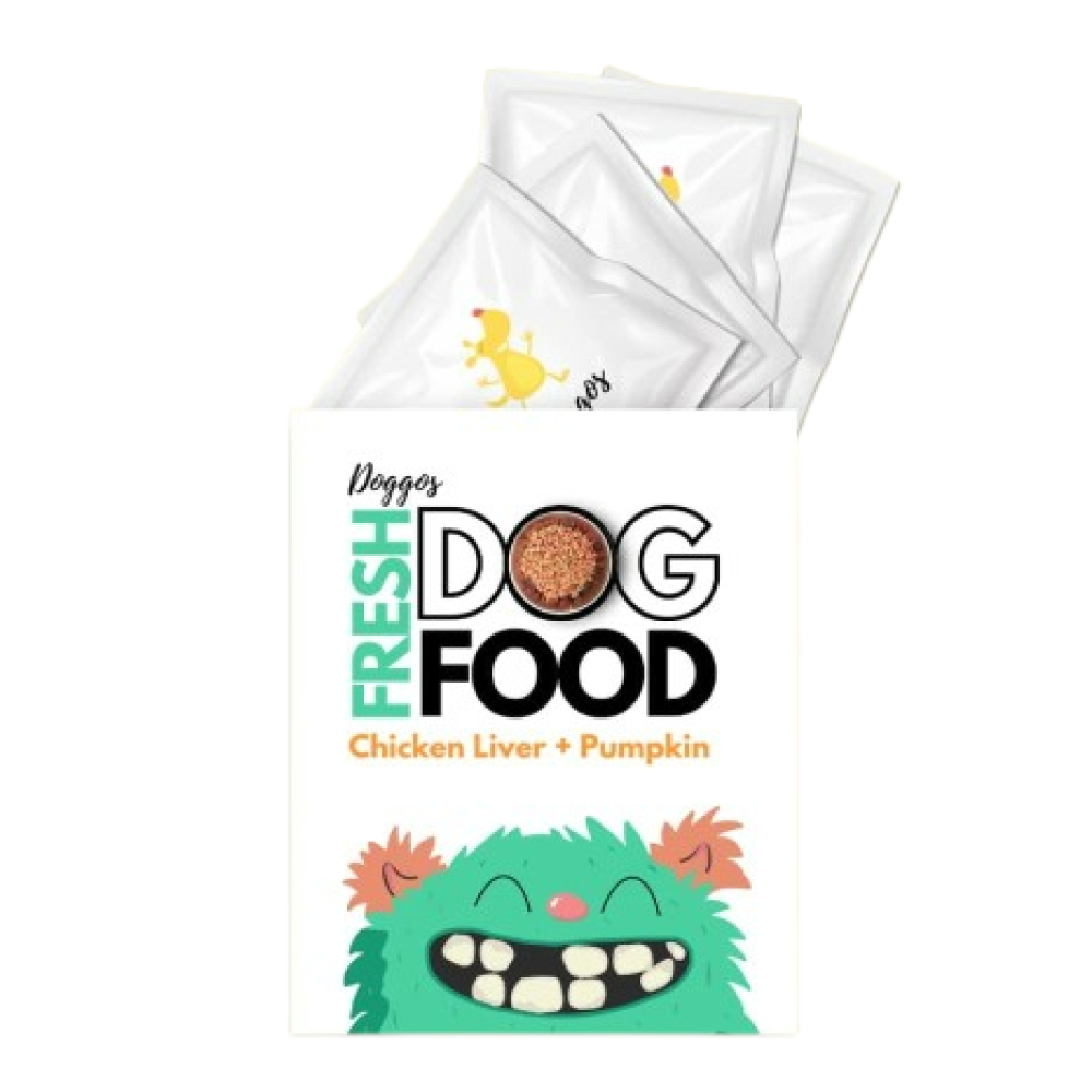 Doggos Big Monster Chicken and Pumpkin Fresh Dog Wet Food (All Breeds)