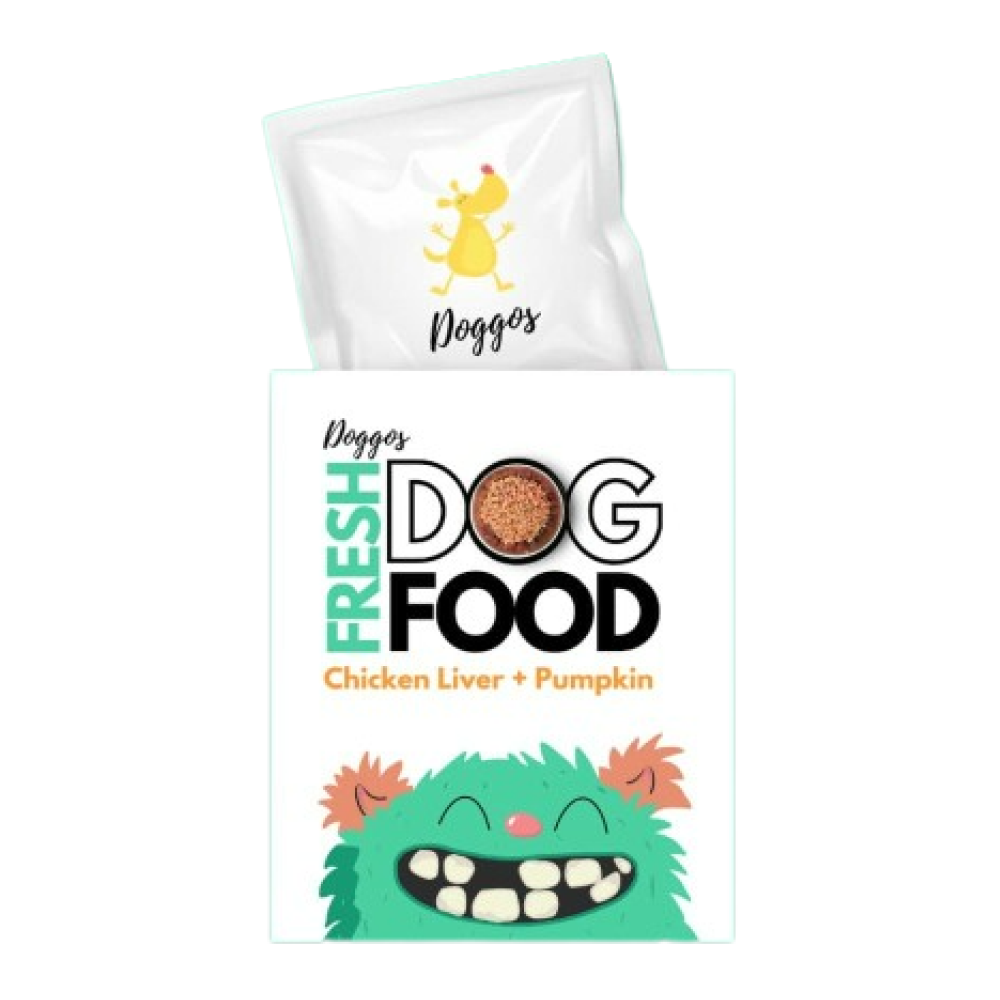 Doggos Mini Monster Chicken and Pumpkin Fresh Small Breeds Dog Wet Food (Limited Shelf Life)