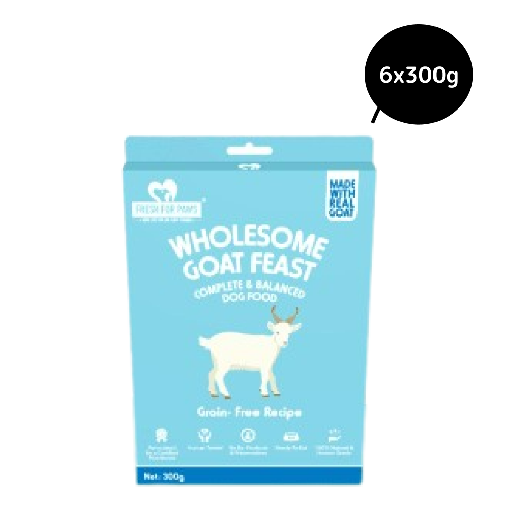 Fresh For Paws Wholesome Goat Feast Wet Food for Cats and Dogs (300g)