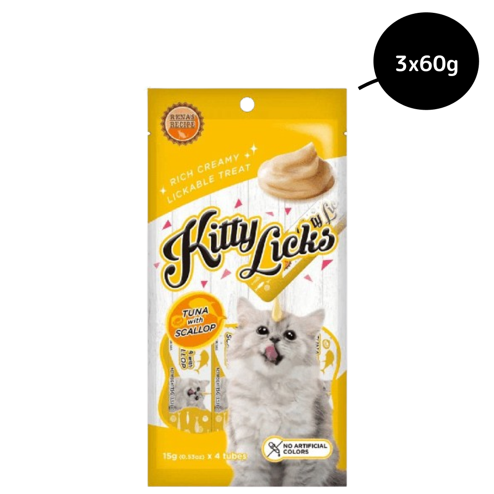 Kitty Licks Tuna Scallop Cat Treats