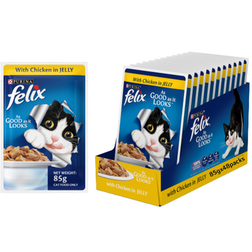 Purina Felix Chicken with Jelly Complete and Balanced Adult Cat Wet Food