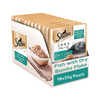 Sheba Fish with Dry Bonito Flake Premium Cat Wet Food and Chicken Flavour Irresistible All Life Stage Cat Dry Food Combo Exclusive Combo Sheba