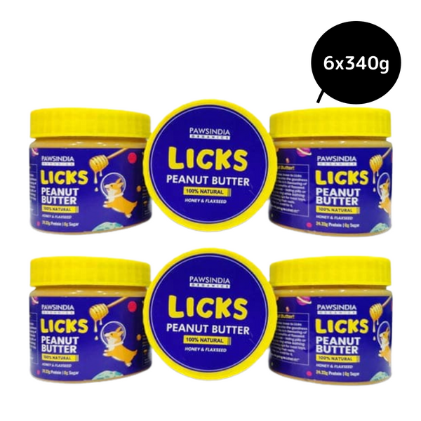 Pawsindia Organics Licks Peanut Butter for Dogs