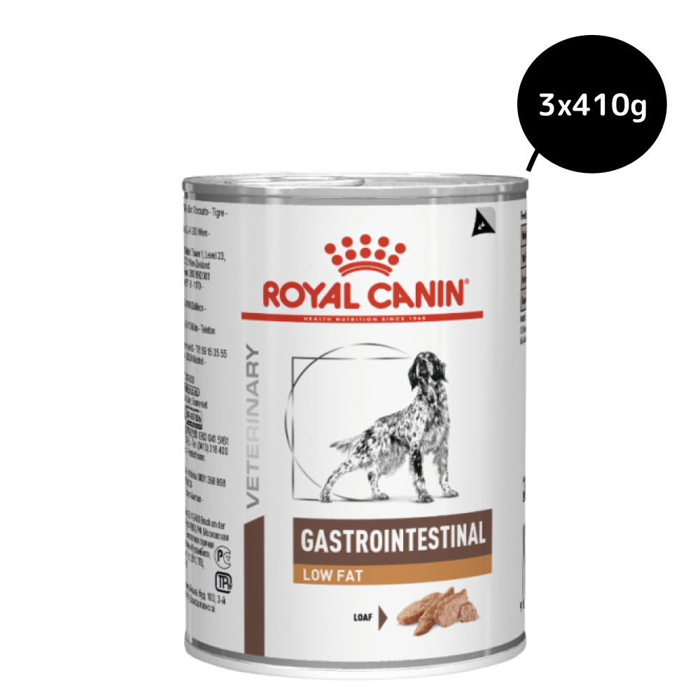 Gastrointestinal low fat 2024 wet dog food