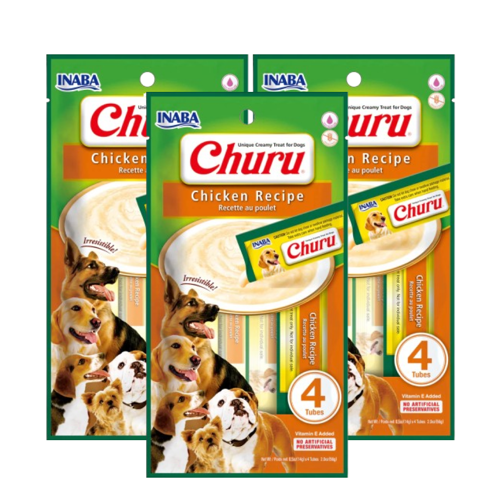 INABA Churu Chicken Recipe Dog Treats