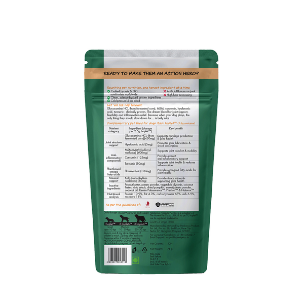 Hope Vegan Hip and Joint Health Supplement for Dogs