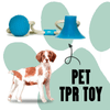 Basil Silicon Vacuum Cup with Rope & Ball Toy for Dogs and Cats | For Medium Chewers (Purple)