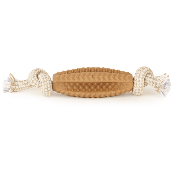Basil Jute Rope with Spike TPR Chew Toy for Dogs | For Medium Chewers
