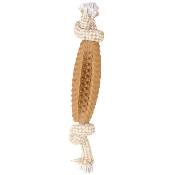 Basil Jute Rope with Spike TPR Chew Toy for Dogs | For Medium Chewers