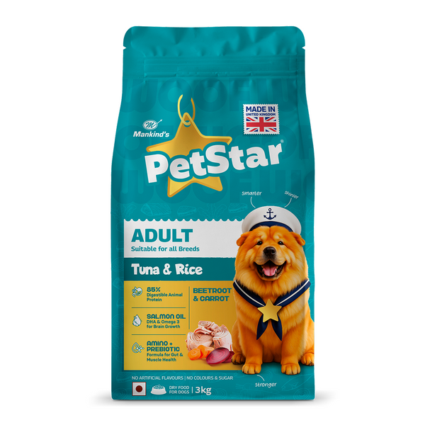 Mankind Petstar Tuna & Rice Formula Adult Dog Dry Food