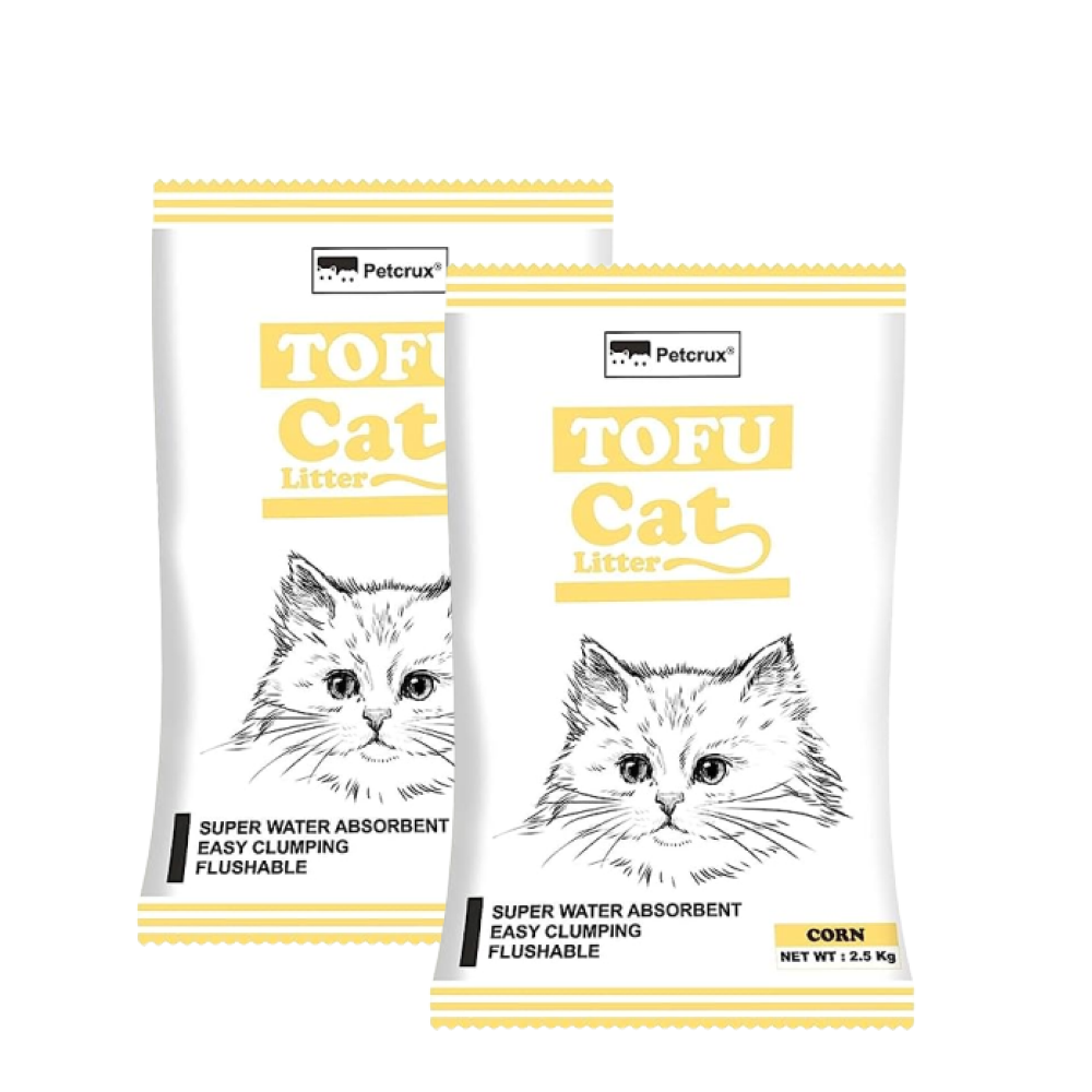 Petcrux Exclusive Organic Tofu Corn Scented Cat Litter