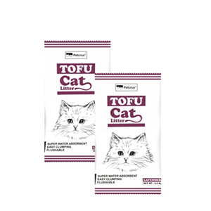 Petcrux Exclusive Organic Tofu Lavender Scented Cat Litter