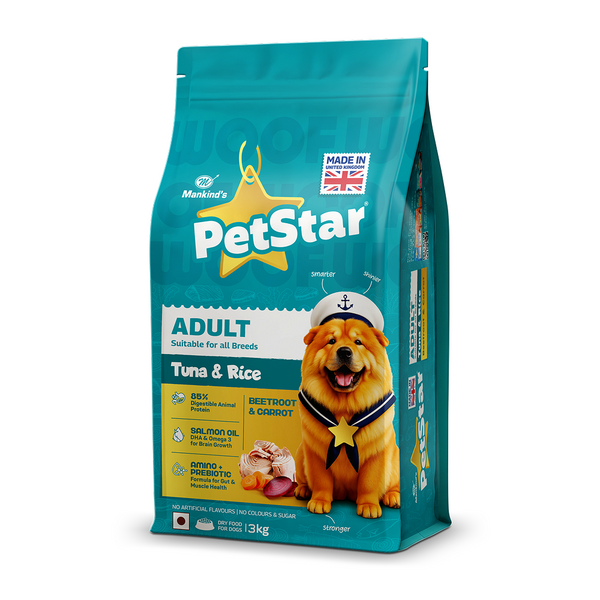 Mankind Petstar Tuna & Rice Formula Adult Dog Dry Food