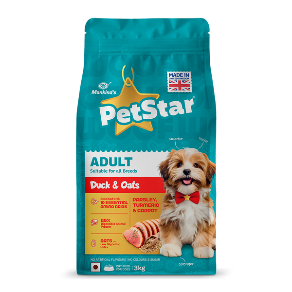 Mankind Petstar Duck & Oats Adult Dog Dry Food