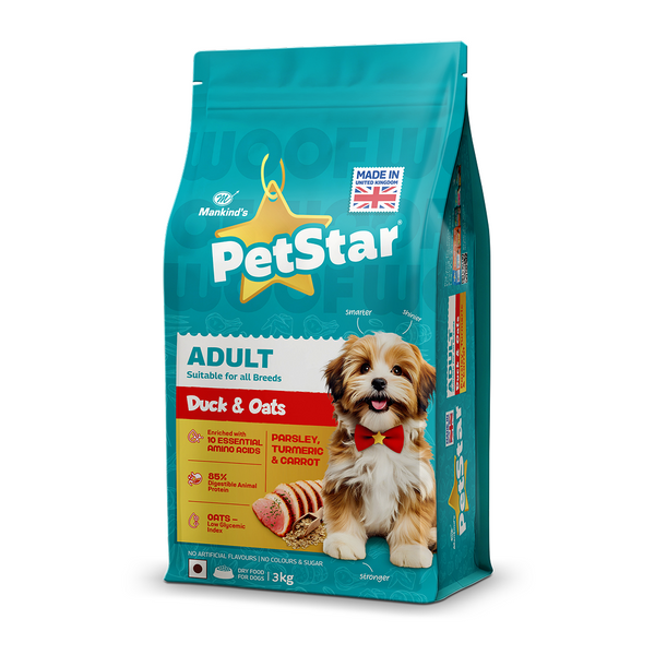 Mankind Petstar Duck & Oats Adult Dog Dry Food