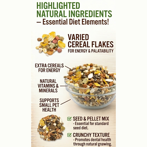 Versele Laga Crispy Muesli Food For Hamsters & Co