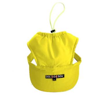 Dogobow Baseball Cap for Dogs and Cats (Yellow) (Get a Bow Free)