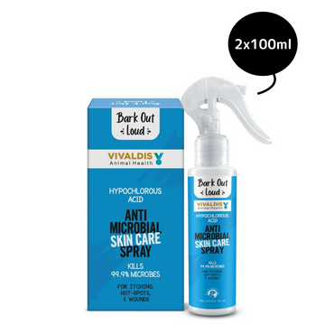 Bark Out Loud Anti Microbial Skin Spray for Dogs and Cats