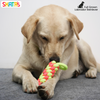 Skatrs Dummy Knotted Rope Chew Toy for Dogs and Cats (Pink/Green) Both-Toys Skatrs