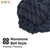 Skatrs Ball Shaped Twisted Rope Chew Toy for Dogs and Cats (Buy 1 Get 1) Both-Toys Skatrs
