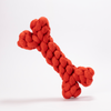 Skatrs Bone Shaped Rope Chew Toy for Dogs and Cats (Red) Both-Toys Skatrs 15cm