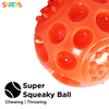 Skatrs Rubber Squeezy Ball Toy for Dogs and Cats (Orange) Both-Toys Skatrs