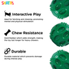 Skatrs Rubber Squeezy Ball Toy for Dogs and Cats (Green) Both-Toys Skatrs