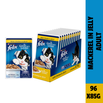 Purina Felix Chicken with Jelly Complete and Balanced Adult Cat Wet Food