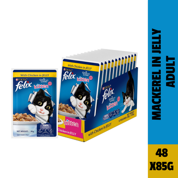 Purina Felix Chicken with Jelly Complete and Balanced Kitten Cat Wet Food