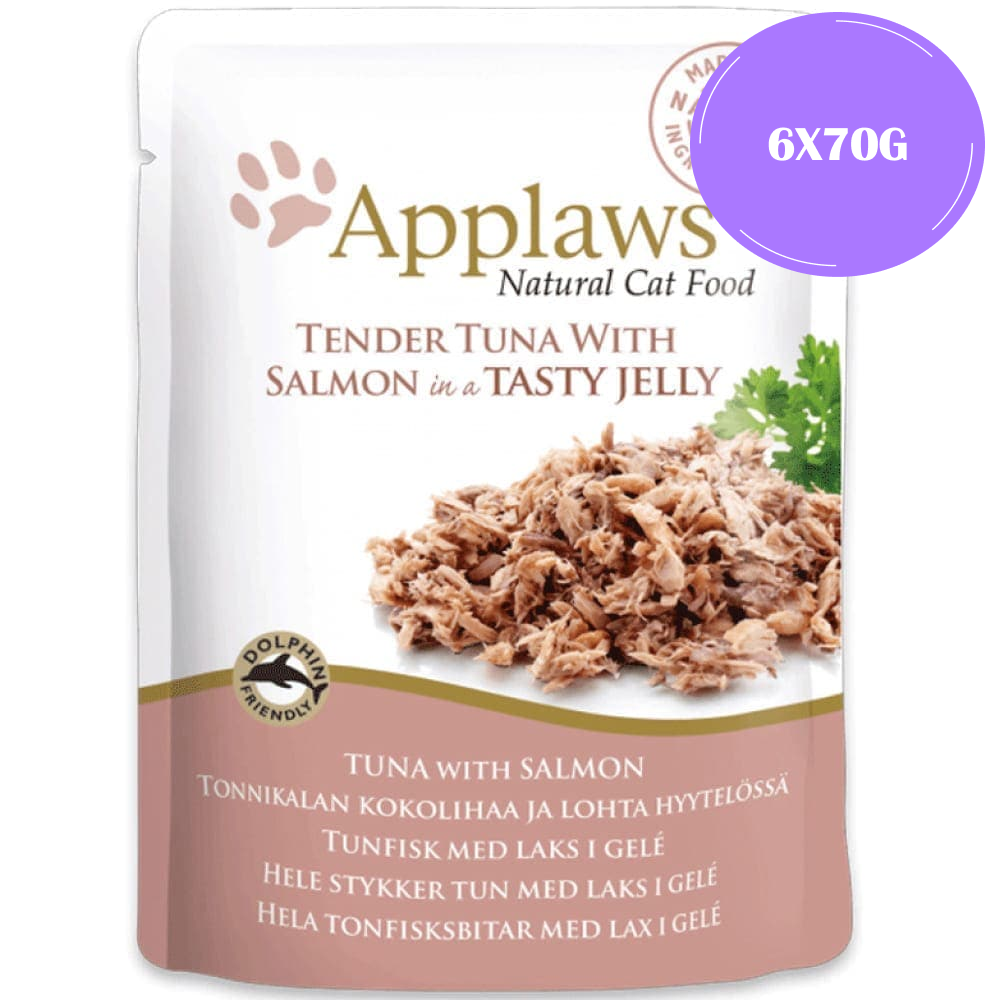 Applaws Tuna with Salmon in Tasty Jelly Pouch Cat Wet Food