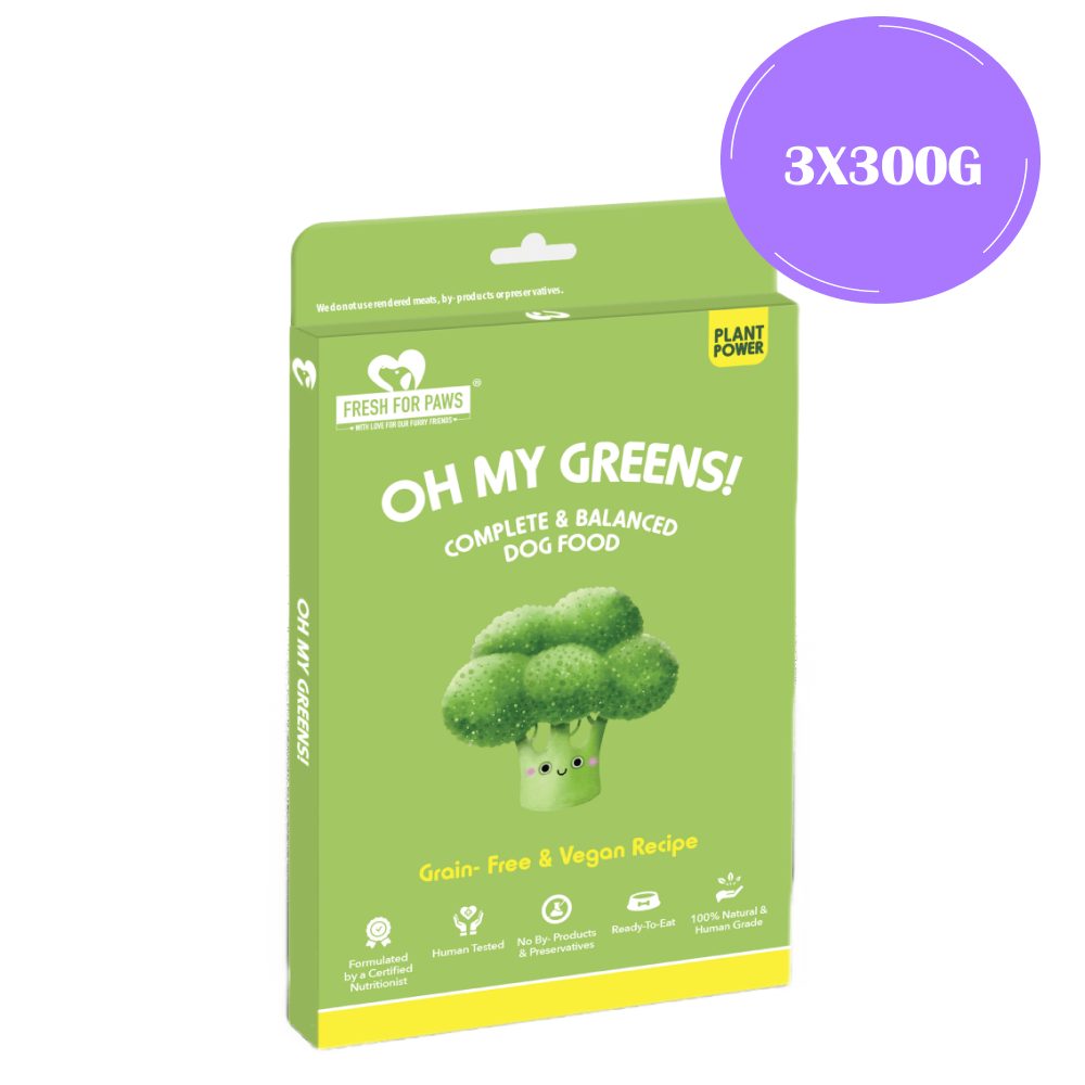 Fresh For Paws Oh My Greens Dog Wet Food (300g)