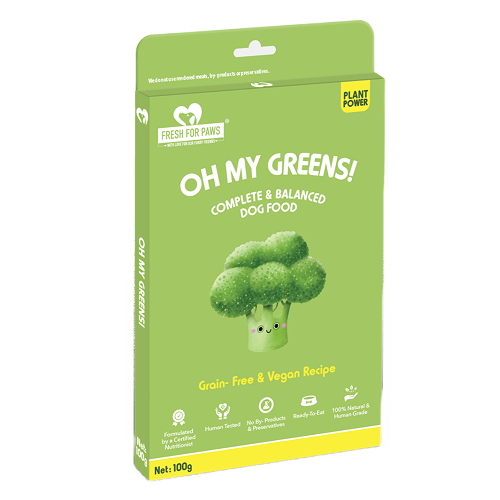 Fresh For Paws A Green Affair Grain Free & Vegan and Go Go Cottage Cheese and Oh My Greens Dog Wet Food Combo
