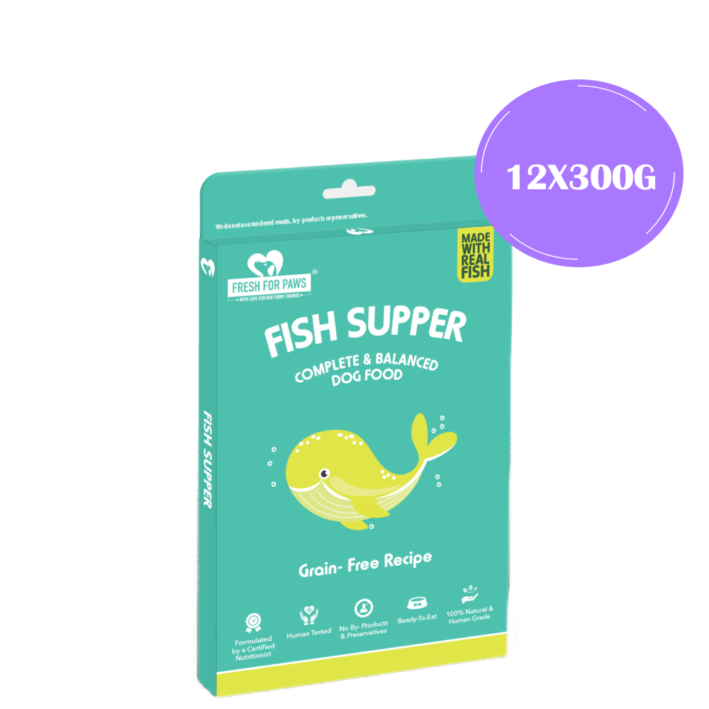 Fresh For Paws Fish Supper Dog Wet Food (300g)