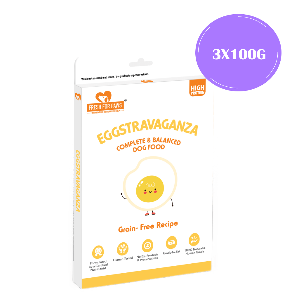 Fresh For Paws Eggstravaganza Dog Wet Food (100g)