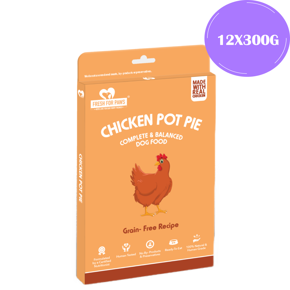 Fresh For Paws Chicken Pot Pie Wet Food for Cats and Dogs (300g)