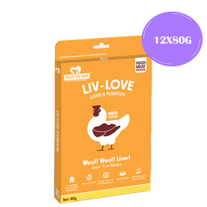 Fresh For Paws Chicken Liver & Pumpkin Liv Love Supplement for Dogs