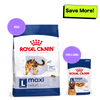 Royal Canin Maxi Adult Dog Dry and Wet Food Combo Exclusive Combo Royal Canin 4kg(Dry)+10x140g(Wet)