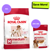 Royal Canin Medium Adult Dog Dry and Wet Food Combo Exclusive Combo Royal Canin 4kg(Dry)+20x140g(Wet)