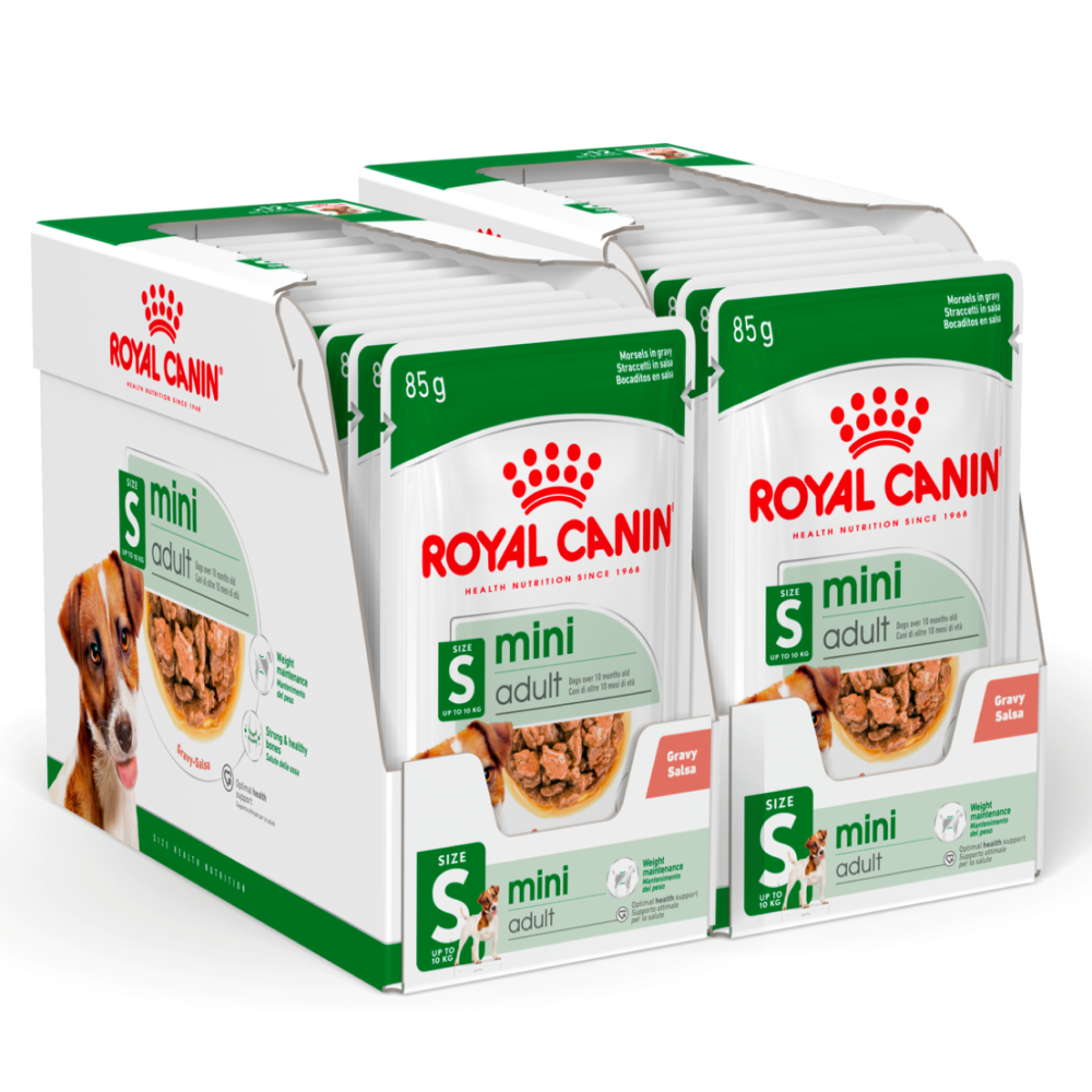 Royal Canin Mini Adult Gravy Dog Wet Food Dogs-Wet Food Royal Canin 24x85g