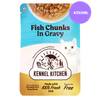 Kennel Kitchen Fish Chunks in Gravy Kitten and Adult Cat Wet Food (All Life Stage) Cats-Wet Food Kennel Kitchen 45x80g